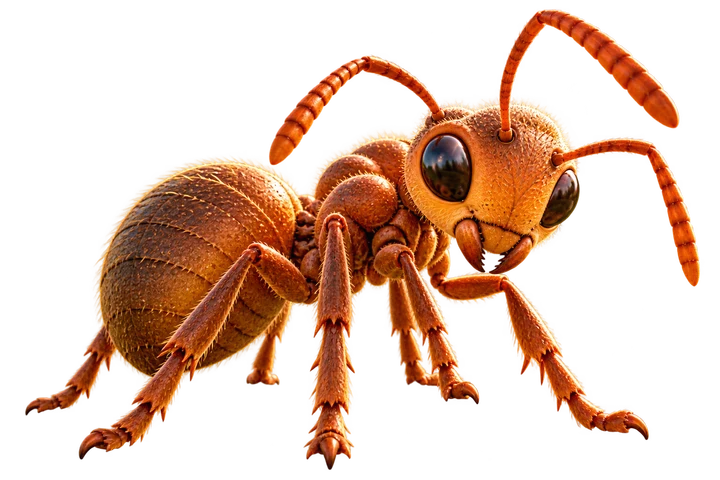 The friendly garden ant
